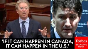 Rand Paul Cites Justin Trudeau's Handling Of Trucker Protests