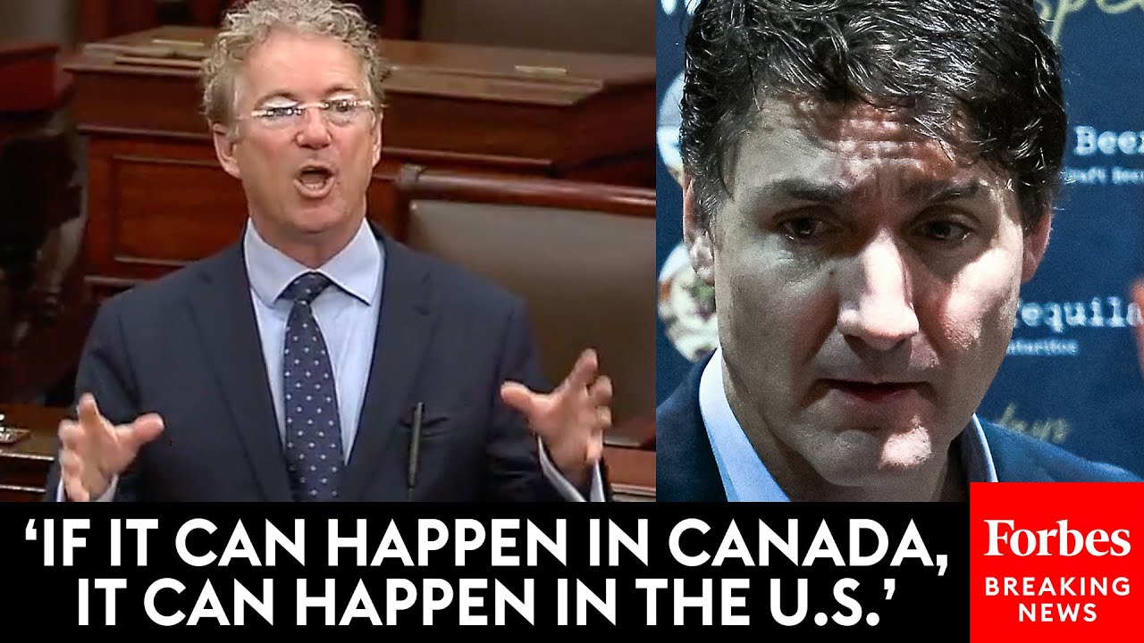 Rand Paul Cites Justin Trudeau's Handling Of Trucker Protests