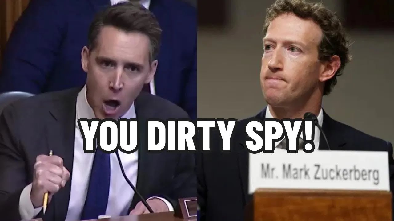 Josh Hawley Reveals Secret Info From Whistleblower While Mark Zuckerberg Sits In Shameful Silence!!