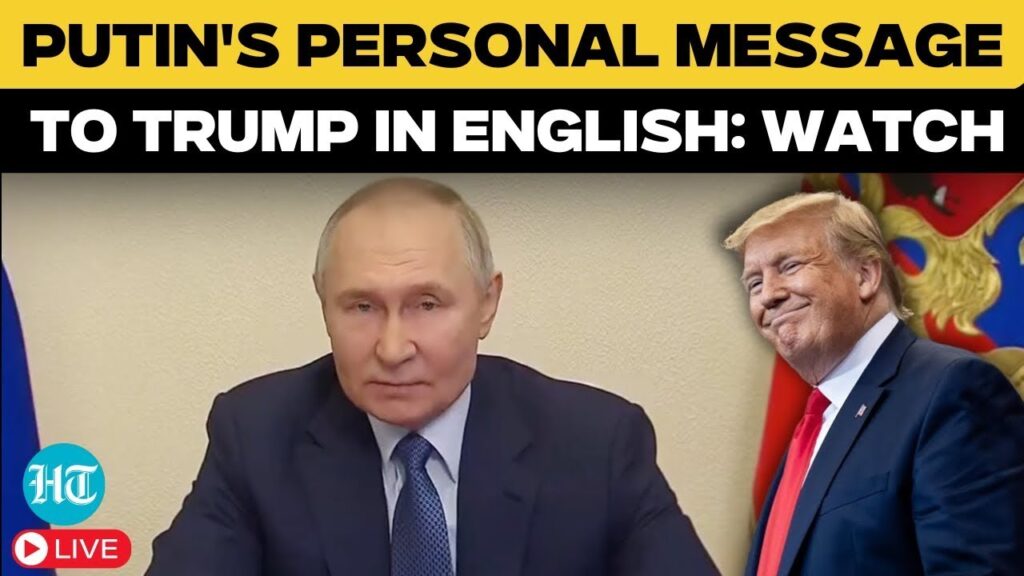 Putin LIVE: Russian President Sends Direct Video Message to Donald Trump | Russia Ukraine War | USA