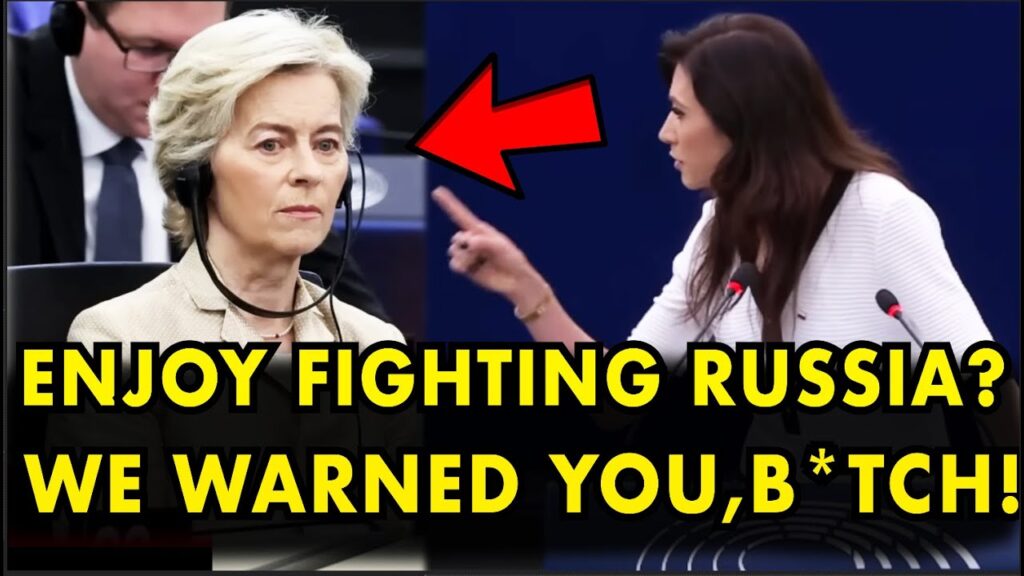 POLISH MEP MADE VON DER LEYEN CRY RIGHT IN EU PARLIAMENT! MAINSTREAM MEDIA WON’T SHOW IT TO YOU!