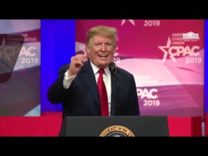 Trump talks about his trip to Iraq and Raisin Caine
